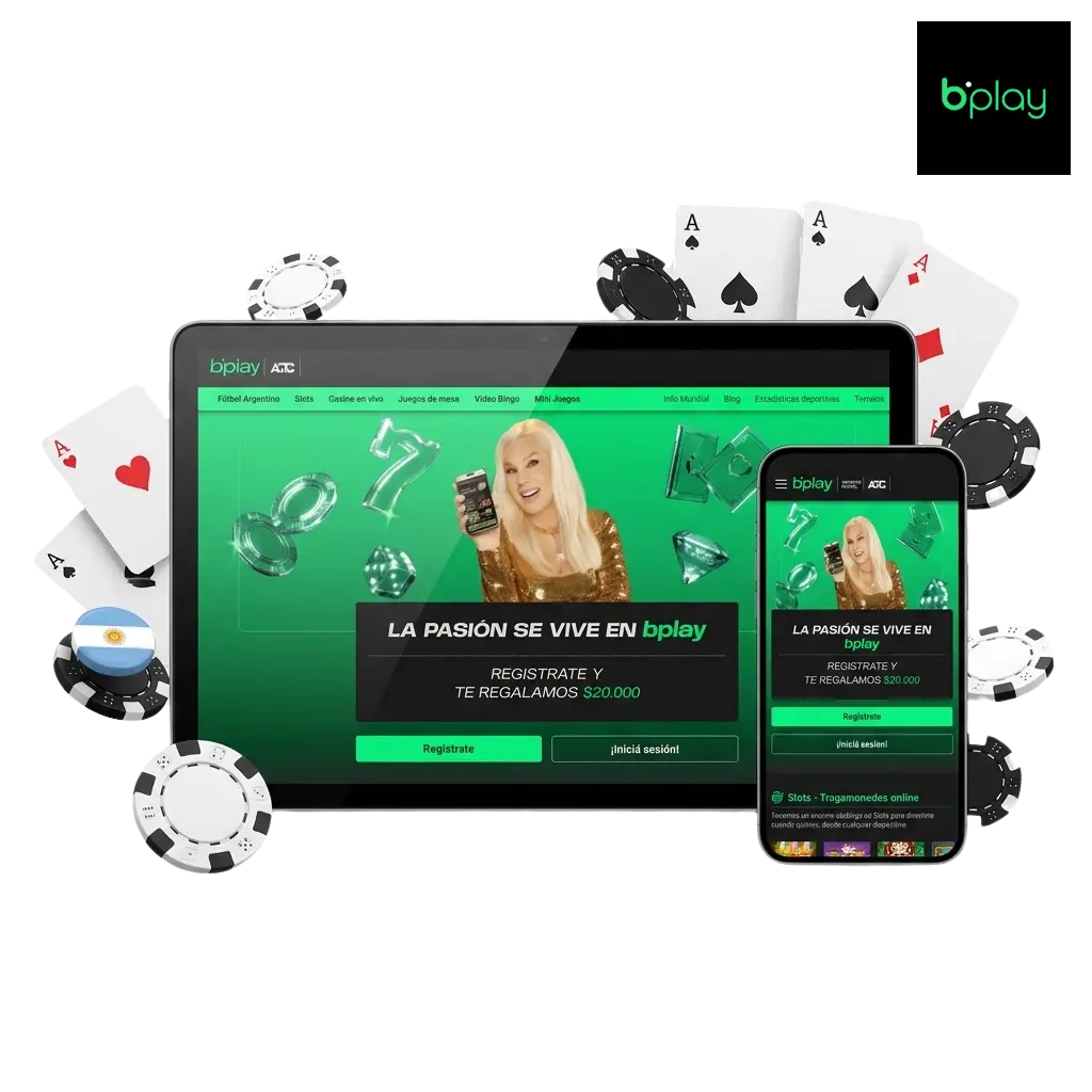 Bplay Argentina: apuestas deportivas y casino online con bono de bienvenida de ARS 20.000